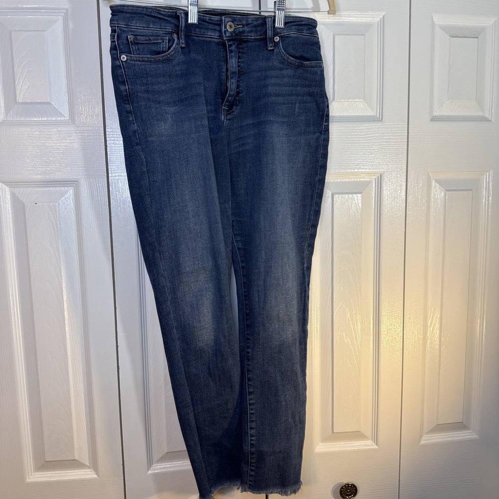 Lucky Brand Jeans Womens 10 Blue Mid Rise Skinny Hayden Stretch Denim 30 Regular